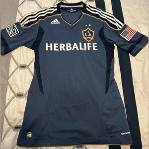 Authentic LA Galaxy David Beckham adidas 2011/12 Away Jersey - Size M